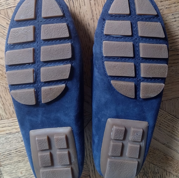 Lands' End navy driving loafers - Picture 5 of 8